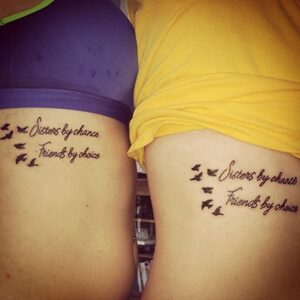 23 Cute and Creative Sister Tattoos  Page 2 of 2  StayGlam  Sister  tattoos quotes Sister tattoo designs Tattoo quotes