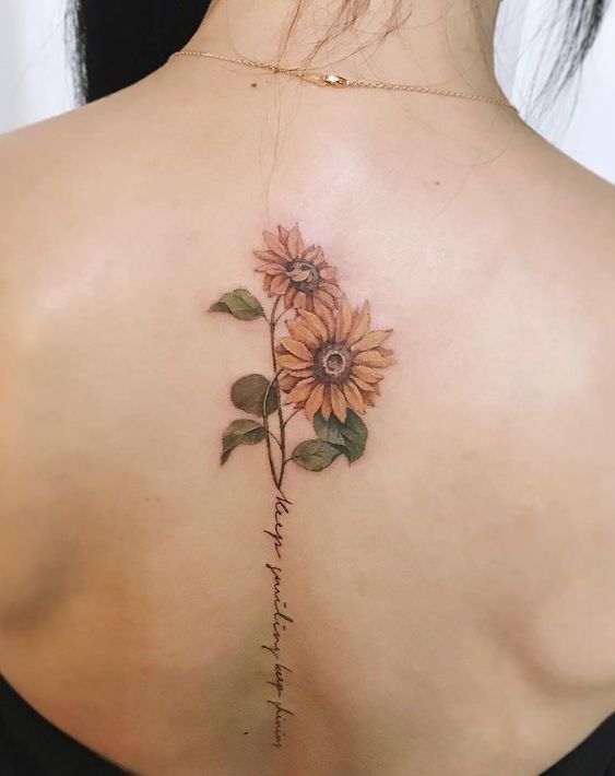 50 Inspirational Spine Tattoo Ideas for Women with Meaning  MyBodiArt