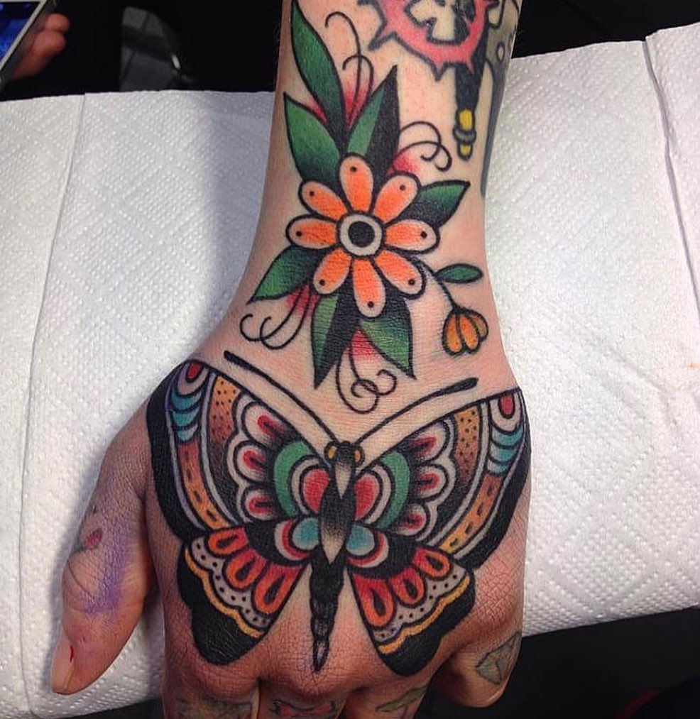 Butterfly Hand Tattoos The Beauty and Symbolism  Art and Design