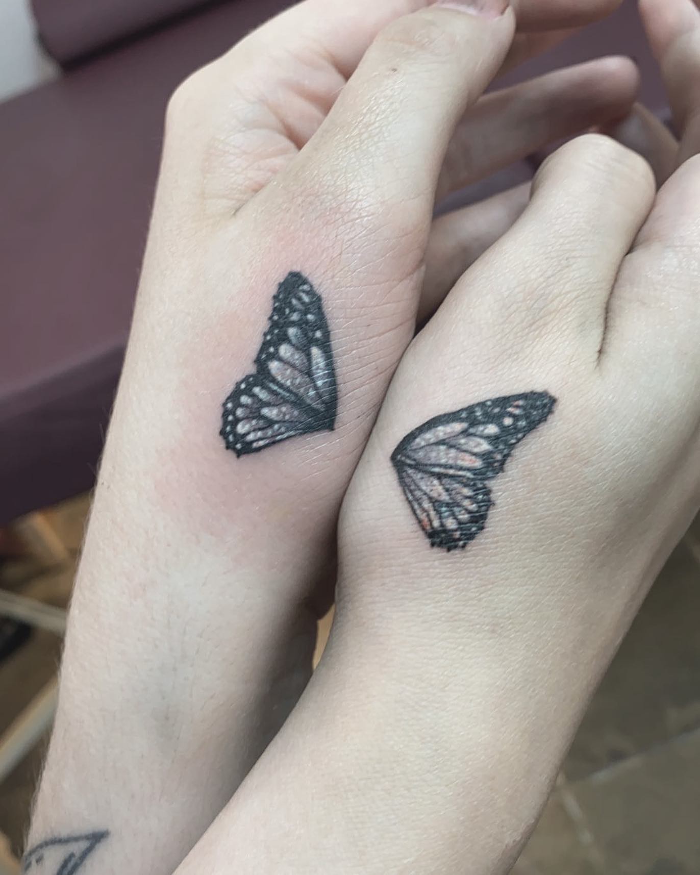 Matching Butterfly Tattoo Ideas For SistersButterfly Tattoo Ideas